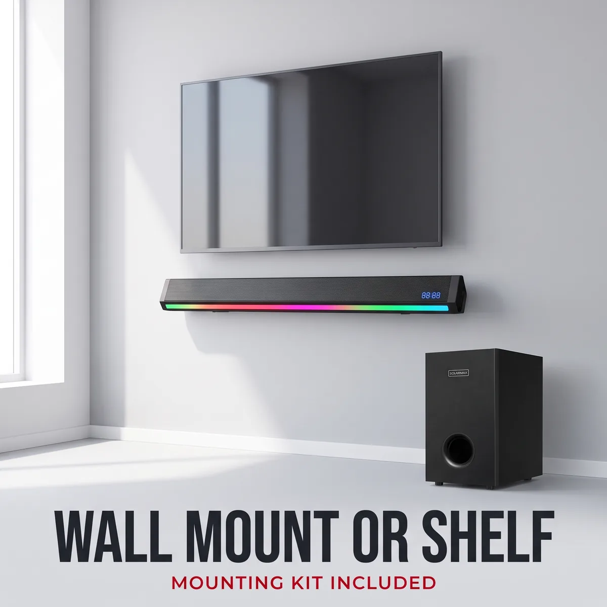 Wall mount or shelf